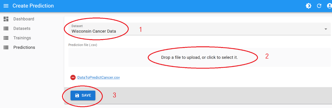 Step 9 - Save Prediction